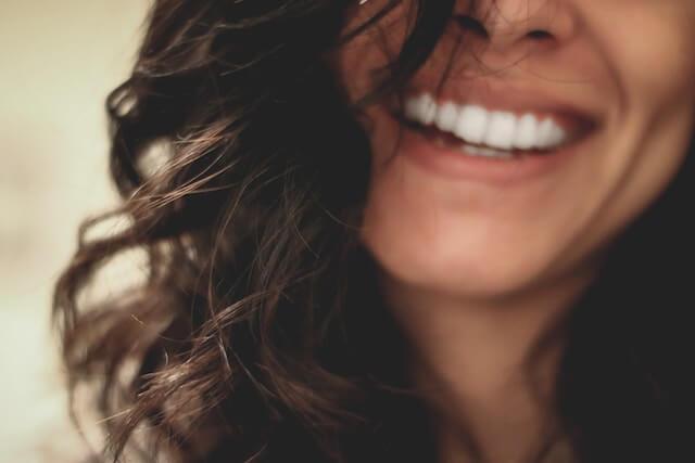 an image of a woman's smile